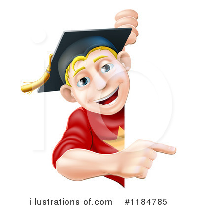 Royalty-Free (RF) Graduate Clipart Illustration by AtStockIllustration - Stock Sample #1184785