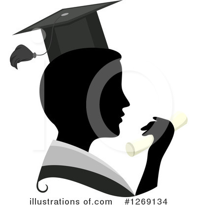 Royalty-Free (RF) Graduate Clipart Illustration by BNP Design Studio - Stock Sample #1269134