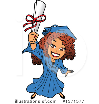 Graduate Clipart #1371577 by Clip Art Mascots