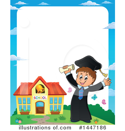 Royalty-Free (RF) Graduate Clipart Illustration by visekart - Stock Sample #1447186