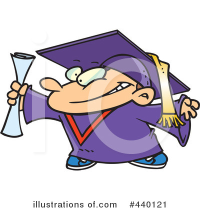 Graduation Clipart #440121 by toonaday