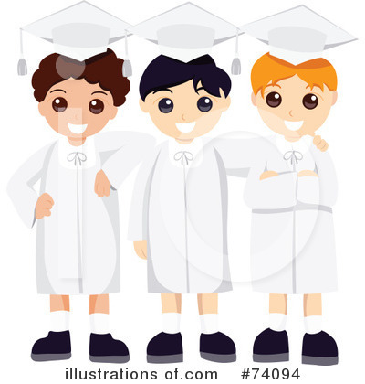 Royalty-Free (RF) Graduate Clipart Illustration by BNP Design Studio - Stock Sample #74094