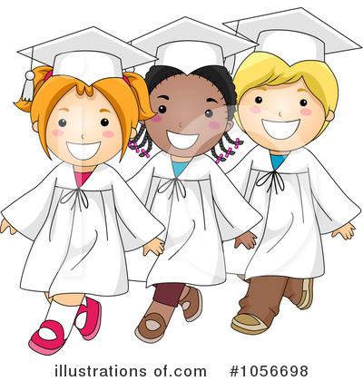 Royalty-Free (RF) Graduation Clipart Illustration by BNP Design Studio - Stock Sample #1056698