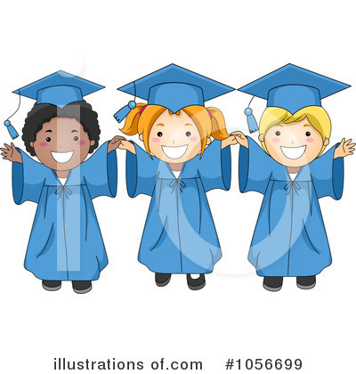 Royalty-Free (RF) Graduation Clipart Illustration by BNP Design Studio - Stock Sample #1056699
