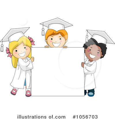 Royalty-Free (RF) Graduation Clipart Illustration by BNP Design Studio - Stock Sample #1056703