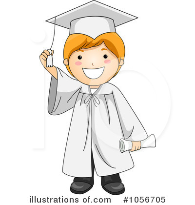 Royalty-Free (RF) Graduation Clipart Illustration by BNP Design Studio - Stock Sample #1056705