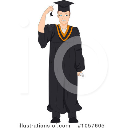 Royalty-Free (RF) Graduation Clipart Illustration by BNP Design Studio - Stock Sample #1057605