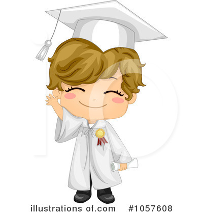 Royalty-Free (RF) Graduation Clipart Illustration by BNP Design Studio - Stock Sample #1057608
