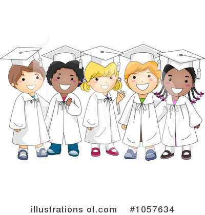 Royalty-Free (RF) Graduation Clipart Illustration by BNP Design Studio - Stock Sample #1057634