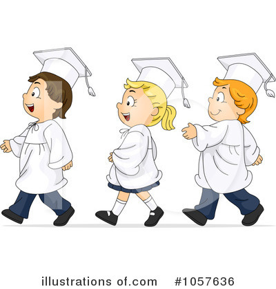 Royalty-Free (RF) Graduation Clipart Illustration by BNP Design Studio - Stock Sample #1057636