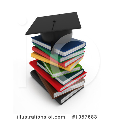 Royalty-Free (RF) Graduation Clipart Illustration by BNP Design Studio - Stock Sample #1057683