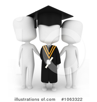 Royalty-Free (RF) Graduation Clipart Illustration by BNP Design Studio - Stock Sample #1063322