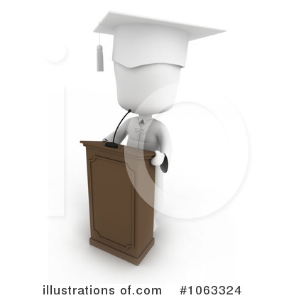 Royalty-Free (RF) Graduation Clipart Illustration by BNP Design Studio - Stock Sample #1063324