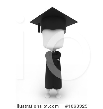Royalty-Free (RF) Graduation Clipart Illustration by BNP Design Studio - Stock Sample #1063325