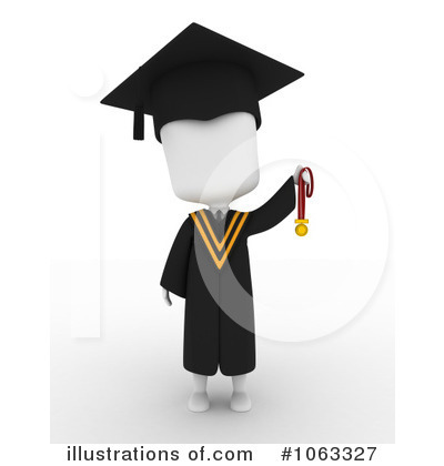 Royalty-Free (RF) Graduation Clipart Illustration by BNP Design Studio - Stock Sample #1063327