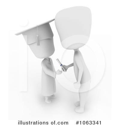 Royalty-Free (RF) Graduation Clipart Illustration by BNP Design Studio - Stock Sample #1063341