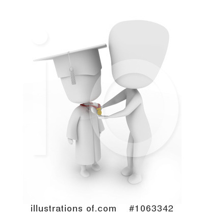 Royalty-Free (RF) Graduation Clipart Illustration by BNP Design Studio - Stock Sample #1063342