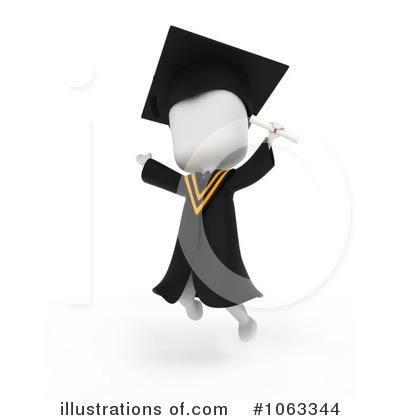 Royalty-Free (RF) Graduation Clipart Illustration by BNP Design Studio - Stock Sample #1063344
