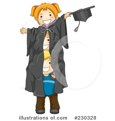 Royalty-Free (RF) Graduation Clipart Illustration by BNP Design Studio - Stock Sample #230328