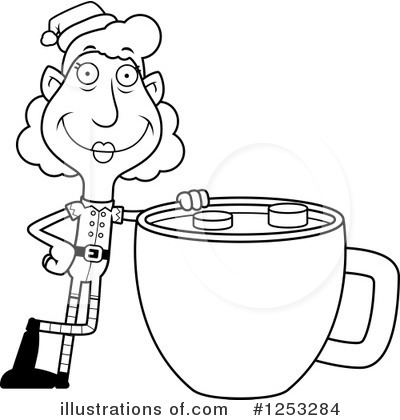 Royalty-Free (RF) Grandma Elf Clipart Illustration by Cory Thoman - Stock Sample #1253284