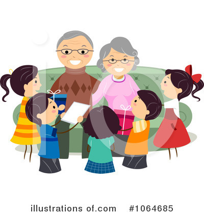 Royalty-Free (RF) Grandparents Clipart Illustration by BNP Design Studio - Stock Sample #1064685