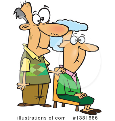 Royalty-Free (RF) Grandparents Clipart Illustration by toonaday - Stock Sample #1381686
