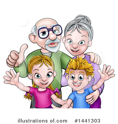 Royalty-Free (RF) Grandparents Clipart Illustration by AtStockIllustration - Stock Sample #1441303