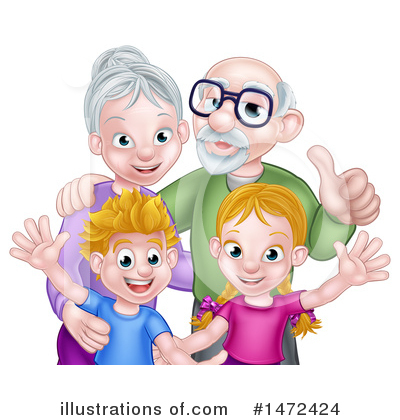 Grandparents Clipart #1472424 by AtStockIllustration