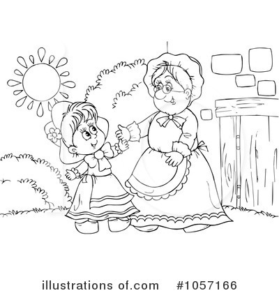 Royalty-Free (RF) Granny Clipart Illustration by Alex Bannykh - Stock Sample #1057166