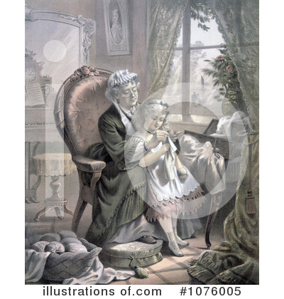 Royalty-Free (RF) Granny Clipart Illustration by JVPD - Stock Sample #1076005