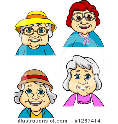 Senior Citizen Clipart #1287414 by Vector Tradition SM