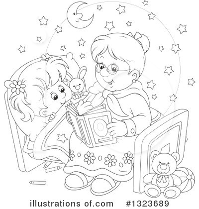 Royalty-Free (RF) Granny Clipart Illustration by Alex Bannykh - Stock Sample #1323689