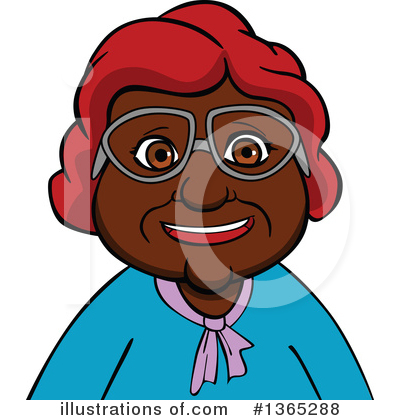 Old Woman Clipart #1365288 by Vector Tradition SM