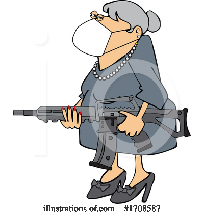 Royalty-Free (RF) Granny Clipart Illustration by djart - Stock Sample #1708587
