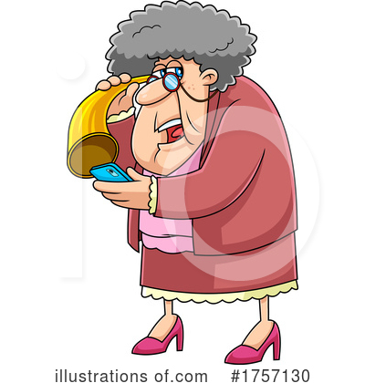 Royalty-Free (RF) Granny Clipart Illustration by Hit Toon - Stock Sample #1757130