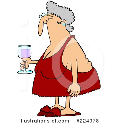 Royalty-Free (RF) Granny Clipart Illustration by djart - Stock Sample #224978
