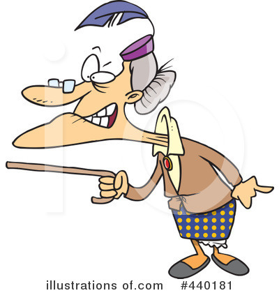 Royalty-Free (RF) Granny Clipart Illustration by toonaday - Stock Sample #440181
