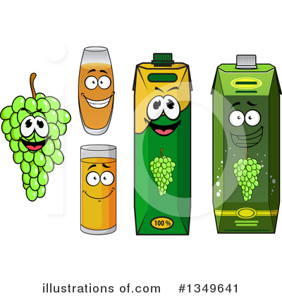 Royalty-Free (RF) Grape Clipart Illustration by Vector Tradition SM - Stock Sample #1349641