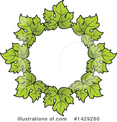 Grape Leaf Clipart #1429260 by Lal Perera