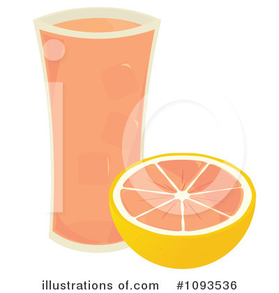 Royalty-Free (RF) Grapefruit Clipart Illustration by Randomway - Stock Sample #1093536