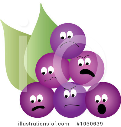 Royalty-Free (RF) Grapes Clipart Illustration by Pams Clipart - Stock Sample #1050639