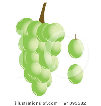 Royalty-Free (RF) Grapes Clipart Illustration by Randomway - Stock Sample #1093582