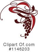 Grapes Clipart #1146203 by elena