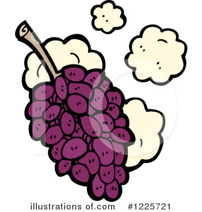 Royalty-Free (RF) Grapes Clipart Illustration by lineartestpilot - Stock Sample #1225721