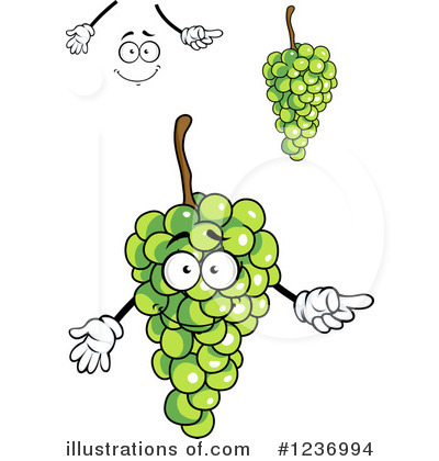 Royalty-Free (RF) Grapes Clipart Illustration by Vector Tradition SM - Stock Sample #1236994