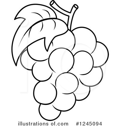 Royalty-Free (RF) Grapes Clipart Illustration by BNP Design Studio - Stock Sample #1245094