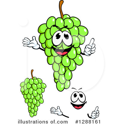 Royalty-Free (RF) Grapes Clipart Illustration by Vector Tradition SM - Stock Sample #1288161