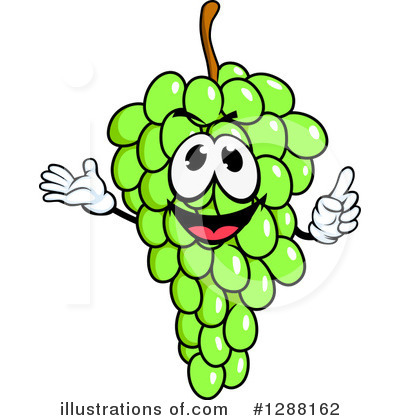 Royalty-Free (RF) Grapes Clipart Illustration by Vector Tradition SM - Stock Sample #1288162