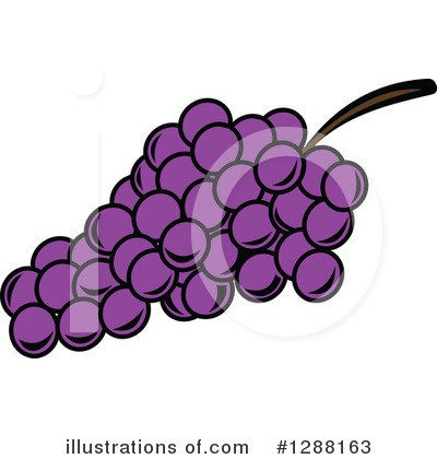 Royalty-Free (RF) Grapes Clipart Illustration by Vector Tradition SM - Stock Sample #1288163