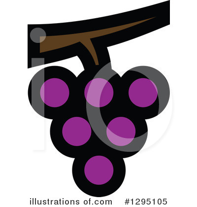 Royalty-Free (RF) Grapes Clipart Illustration by Vector Tradition SM - Stock Sample #1295105
